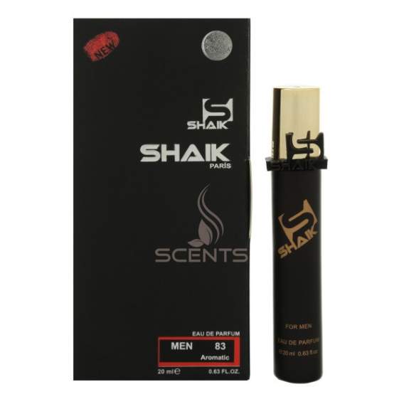 Shaik M 83 чоловічі парфуми аналог аромату Hugo Boss Bottled Sport міні формат 20 мл